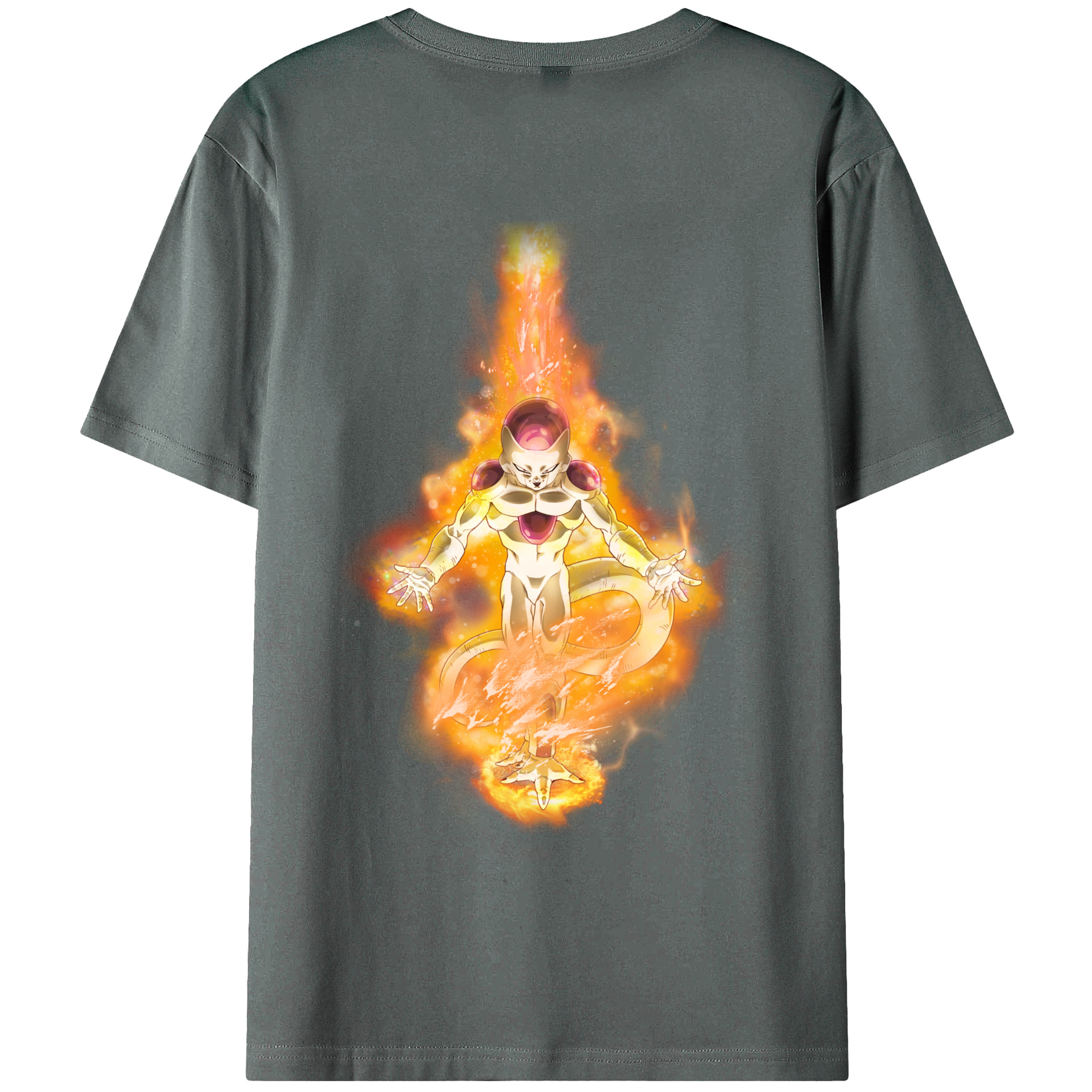 （画像用） ドラゴンボール フリーザ DRAGON BALL Frieza 綿100％半袖Tシャツ（背面プリント）